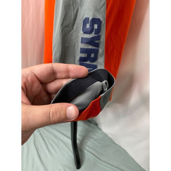 Syracuse University Nike Men's Shirt Orange Grey NCAA Dri-Fit Elite Size Large - Picture 12 of 16